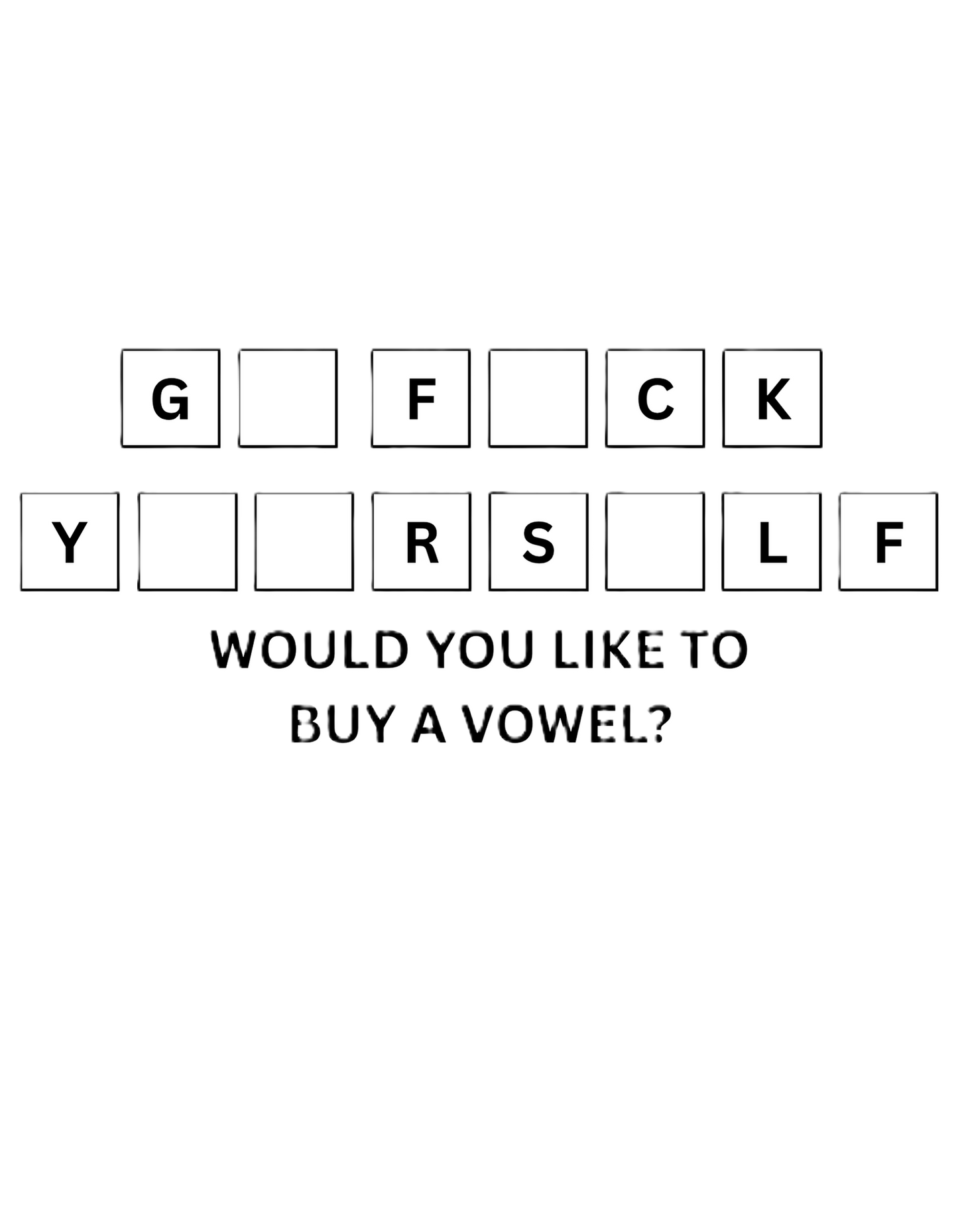 Would You Like to Buy A Vowel?